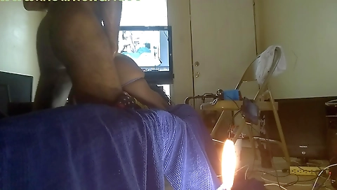 Black girl in white top gets creampied by her boyfriend