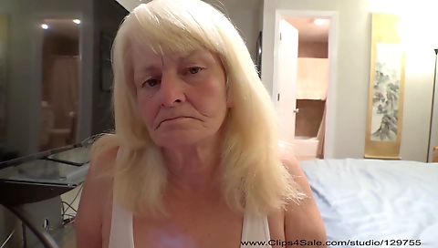 Brunette and blonde granny gets screwed in the back