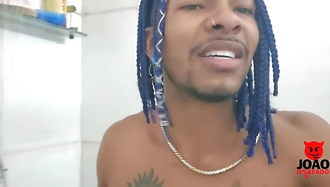 My ebony boyfriend got me cum with his big cock and my pussy