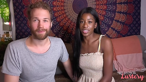 Ebony woman gets a cunnilingus and gets fucked on webcam