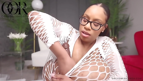 Play with her dildo and masturbate with her boyfriend