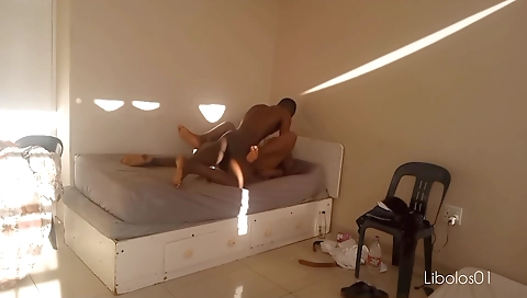 Ebony teacher gets fucked in a school in the hallway